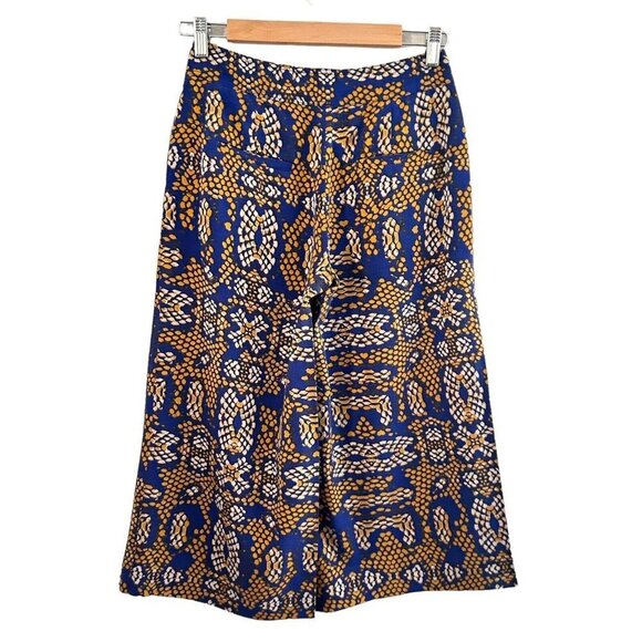 Anthropologie Cartonnier Collete Wide Pants Motif Cropped Women’s Size 0 - Picture 4 of 12